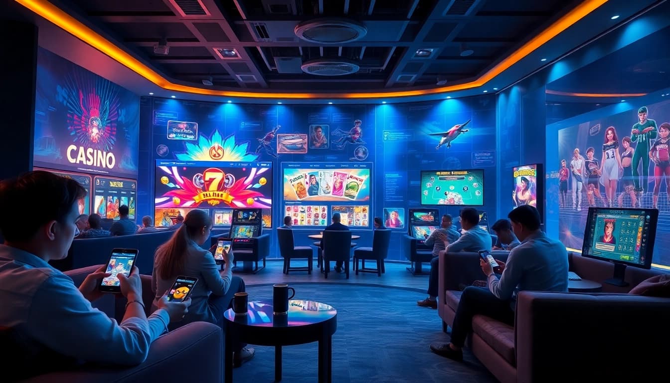 Experience the excitement of 58win with engaging online casino games in a luxurious setting.