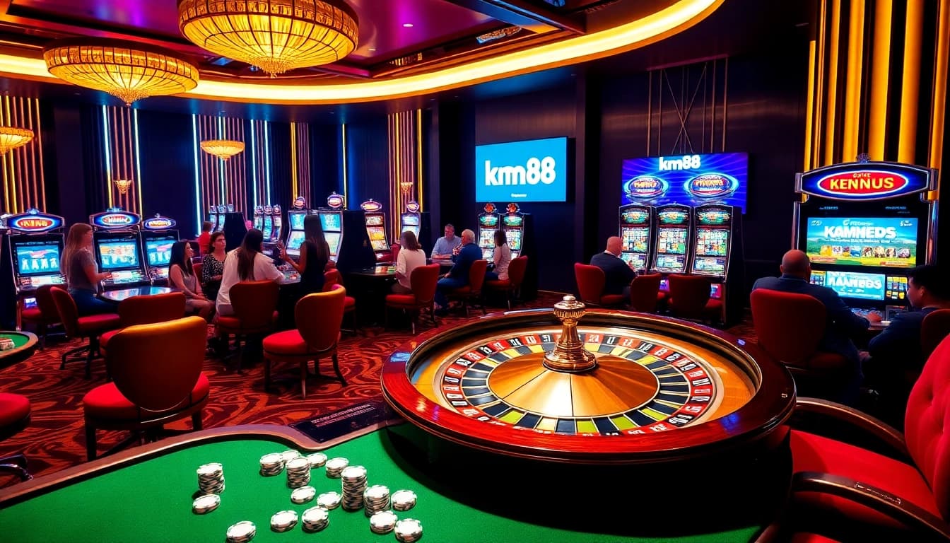 Experience excitement at the km88 casino with vibrant games and a luxurious atmosphere.