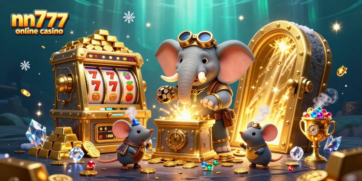 Spin and win big at nn777 online casino with thrilling steampunk-themed slot machine action!