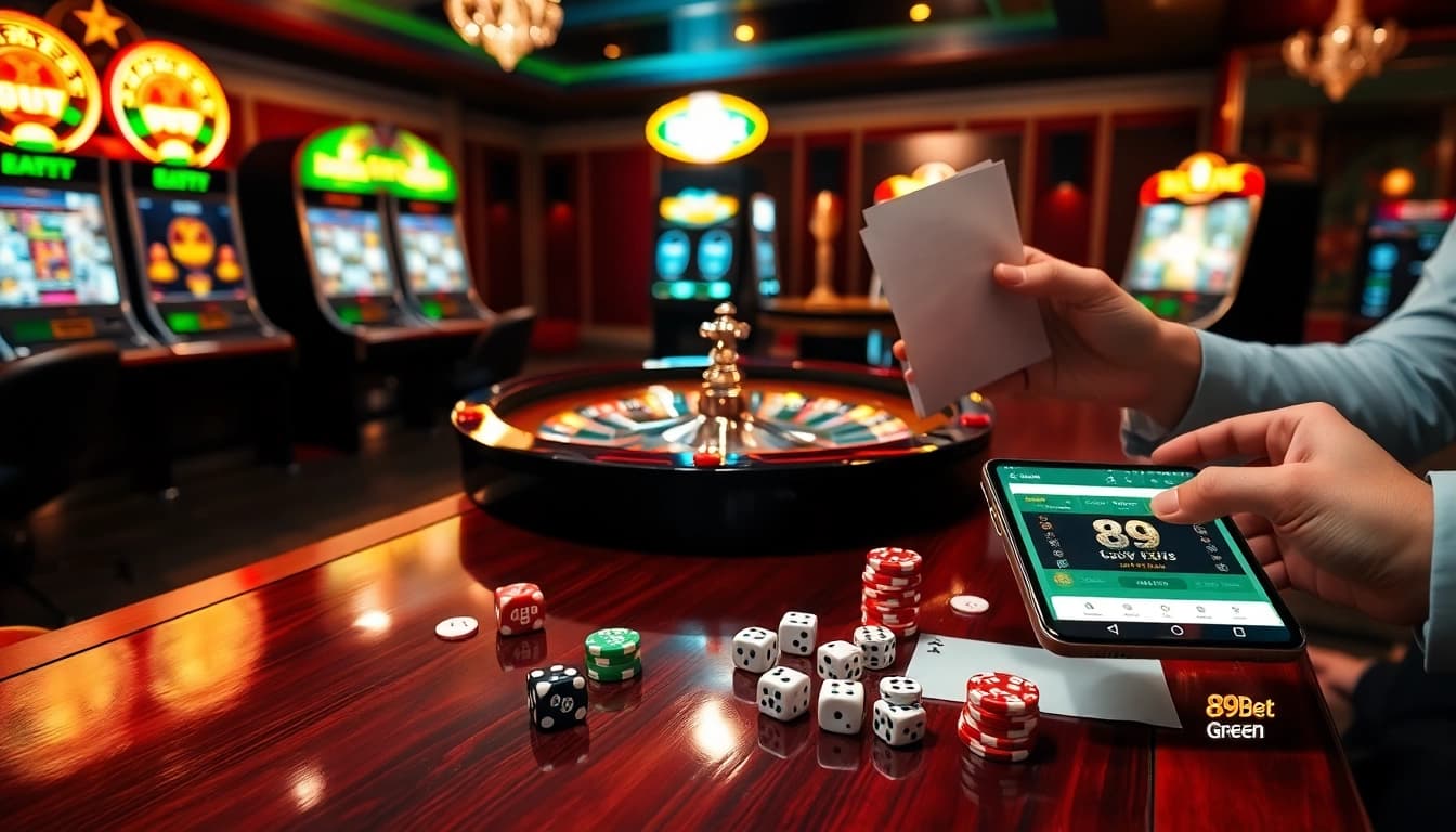 Join the excitement at https://89bet.green/ with thrilling poker chips and vibrant roulette action.
