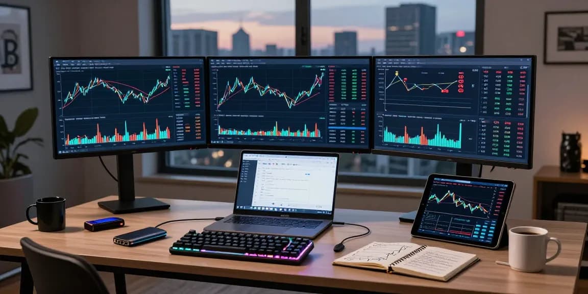 Trusted cloud mining company in a modern crypto trading workspace with cutting-edge technology and blockchain interfaces.