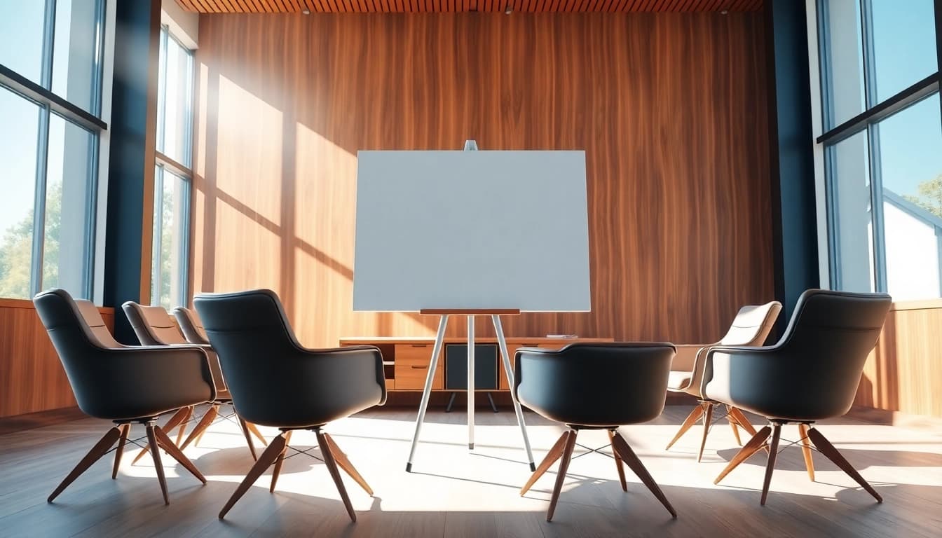 Utilisez le chevaletdeconference.fr pour une présentation sophistiquée en réunion.