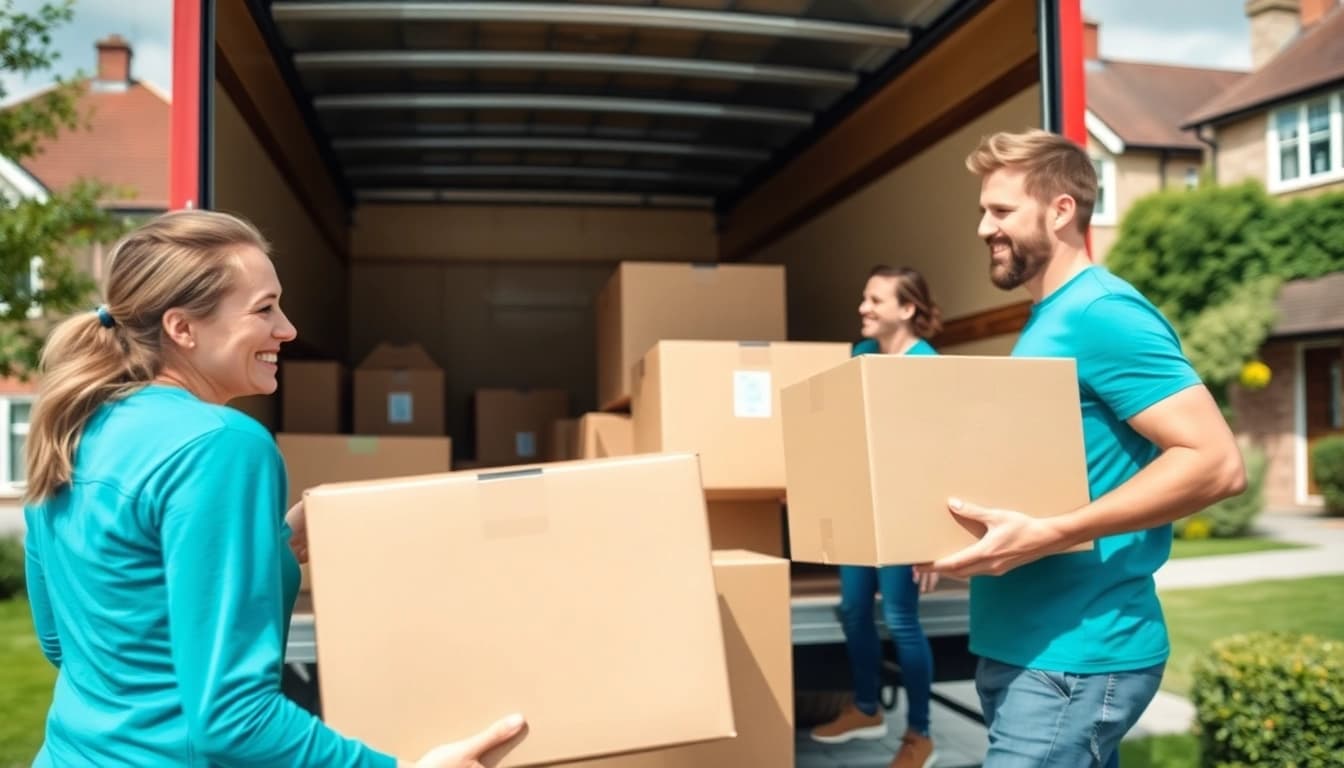 Trustworthy removals company Cheltenham services with a professional team moving belongings.
