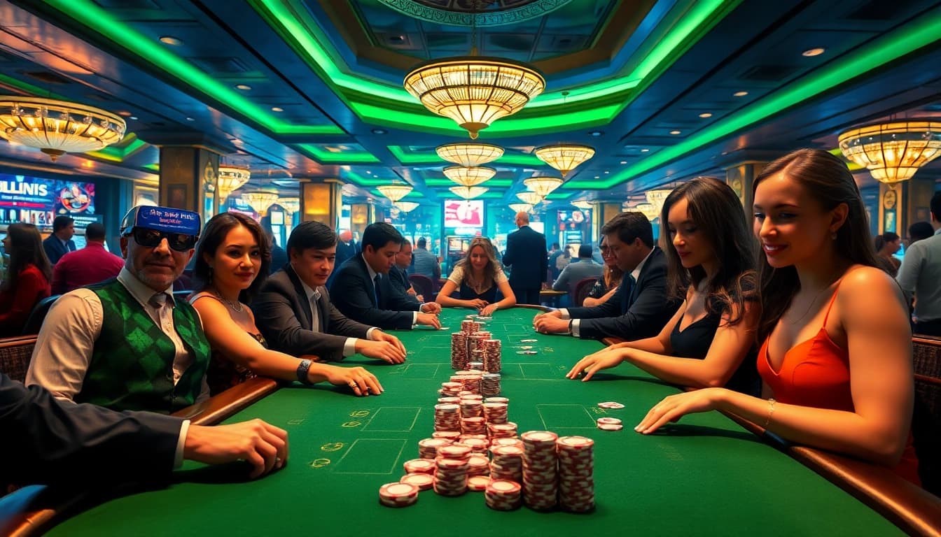 Menangkan taruhan di vegas88 link alternatif sambil bermain poker di kasino mewah.