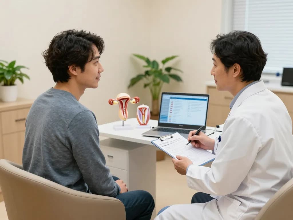患者と医師の交流を強調したおすすめ包茎クリニックでの相談。