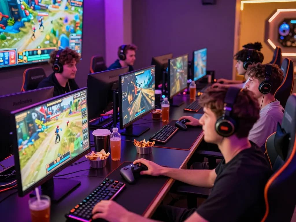 Exciting online gaming experience with Autowin88, showcasing players immersed in the action.