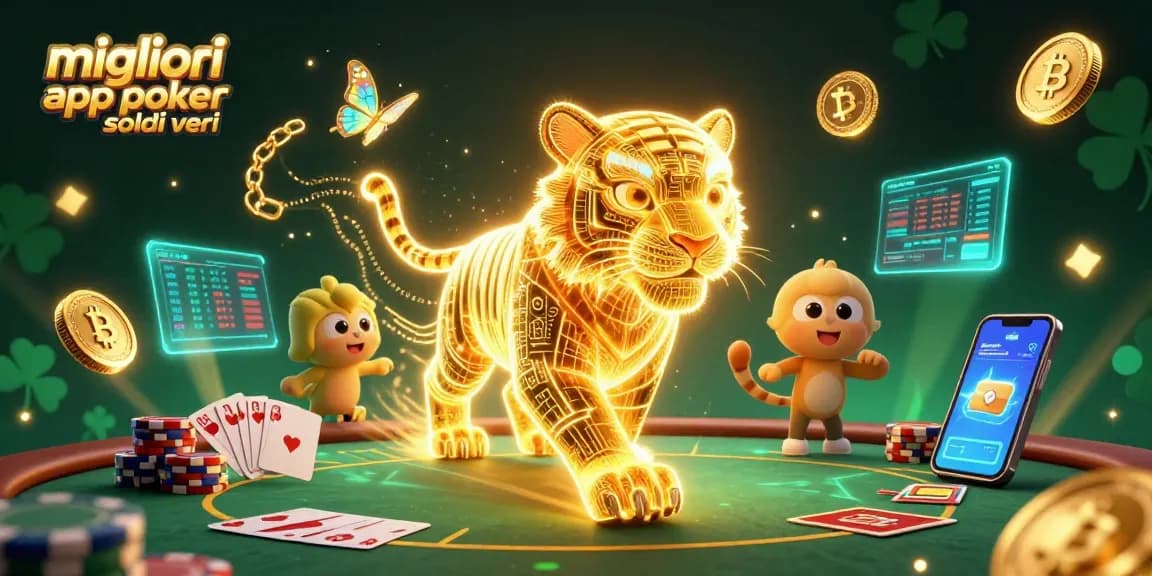Gioca alle migliori app poker soldi veri e vinci grandi premi con tavoli casinò e chips scintillanti.