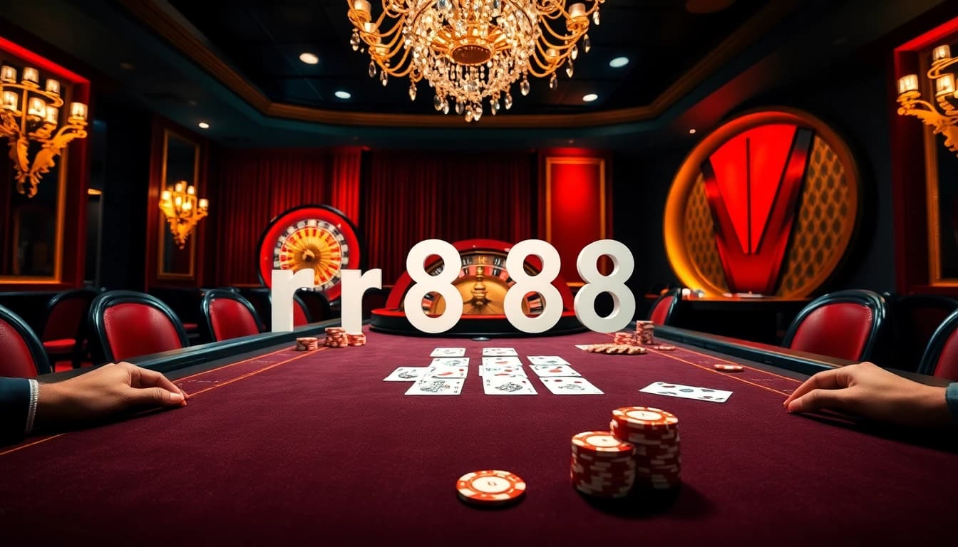 Experience the thrill of rr 88 with professional card dealing and vibrant casino atmosphere.