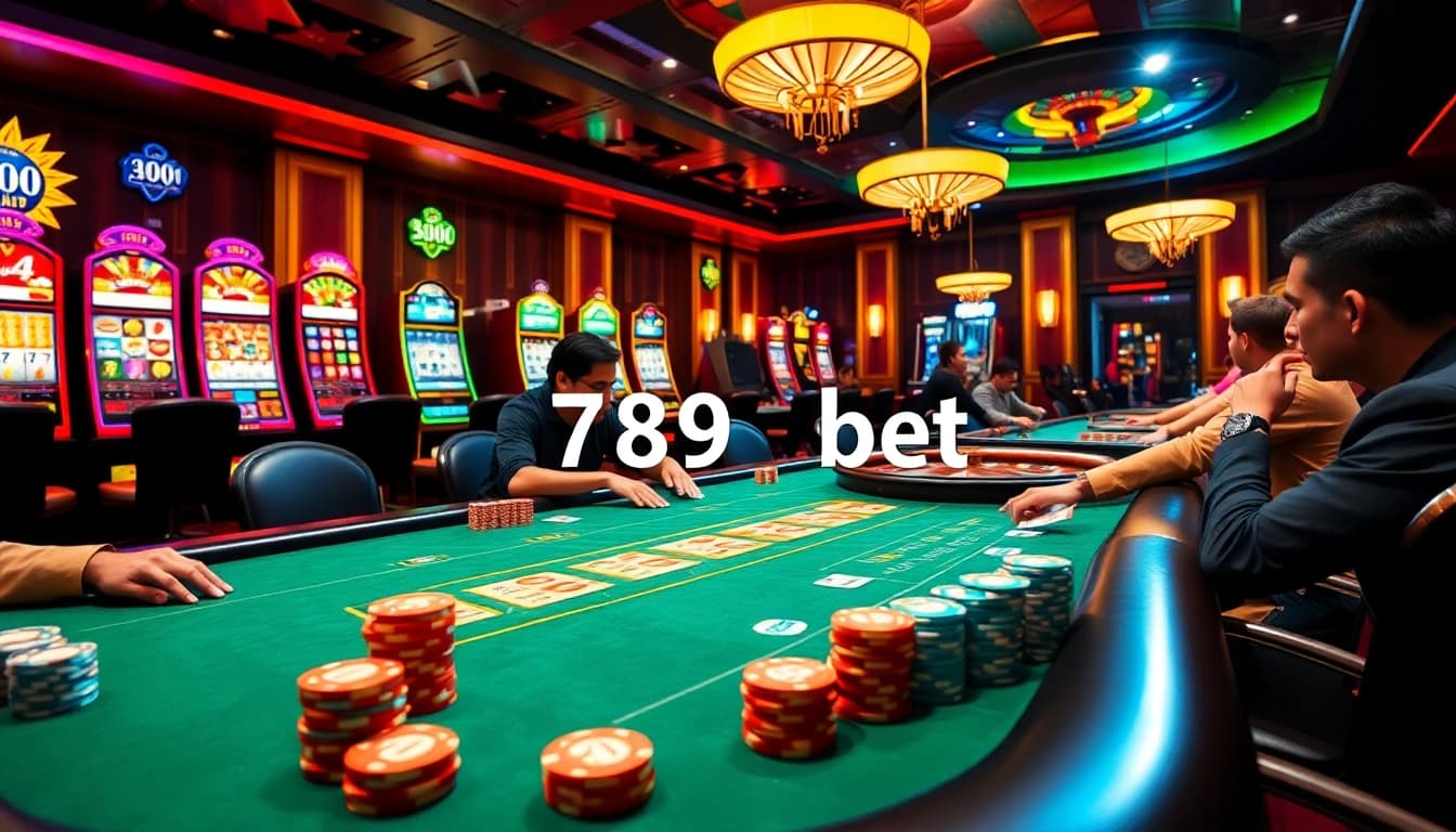 Engage with thrilling casino action at 789 bet's high-stakes poker table.