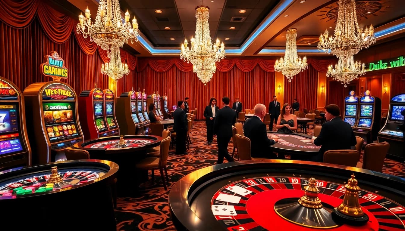 Join the thrill of đăng ký okfun with dynamic casino tables and vibrant slot machines.