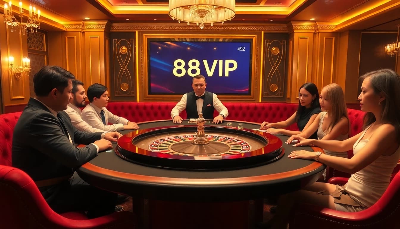 High-stakes game action at 68VIP casino table with immersive atmosphere for thrill-seeking players.
