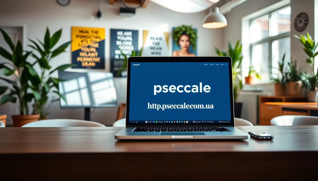 Engage with content on health and tech at https://spectacle.com.ua in a vibrant office setting.