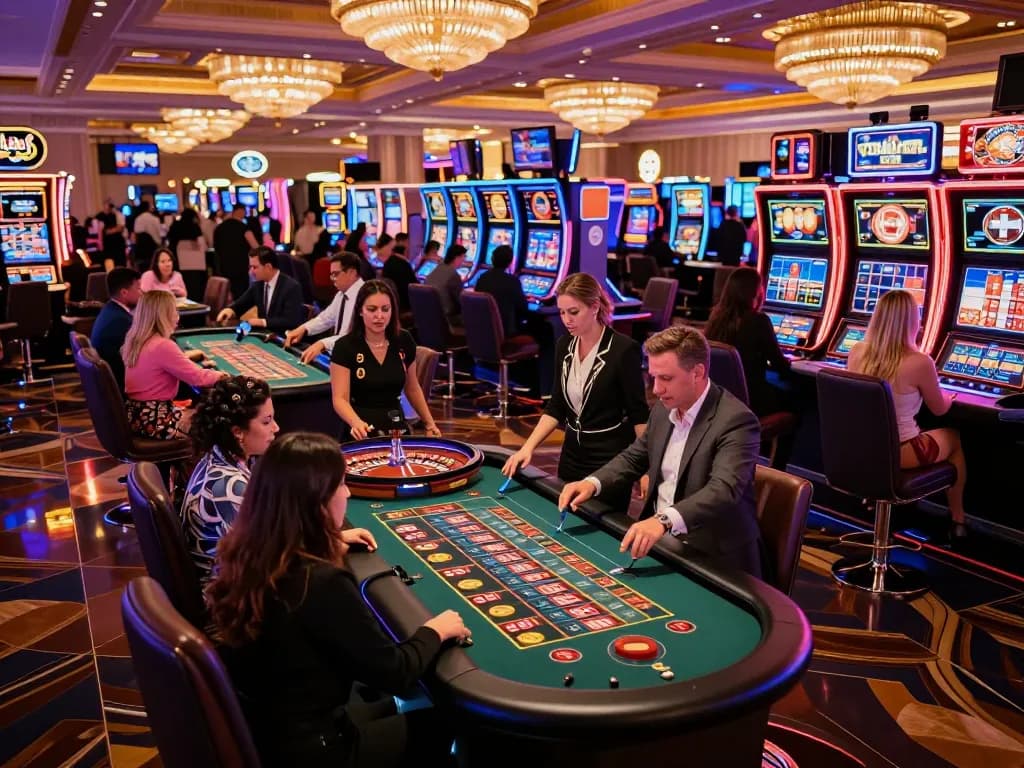 The energy at https://tr88watch.com/ captured during an exciting roulette game in a vibrant Las Vegas casino.