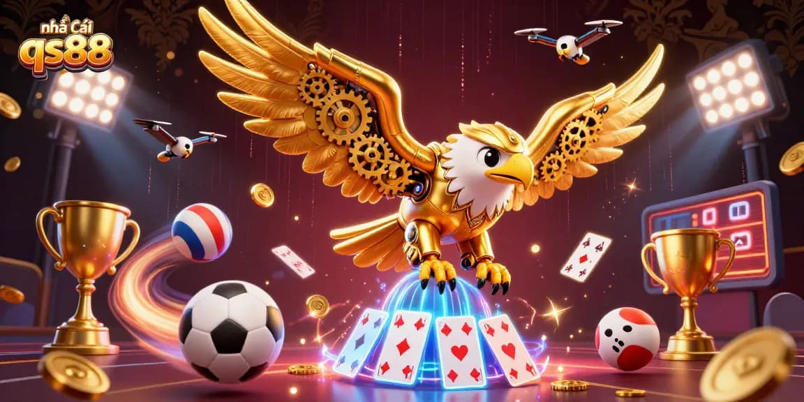 Play dynamic games and win big at nhà cái qs88 with vibrant illustrations of engaging action elements.