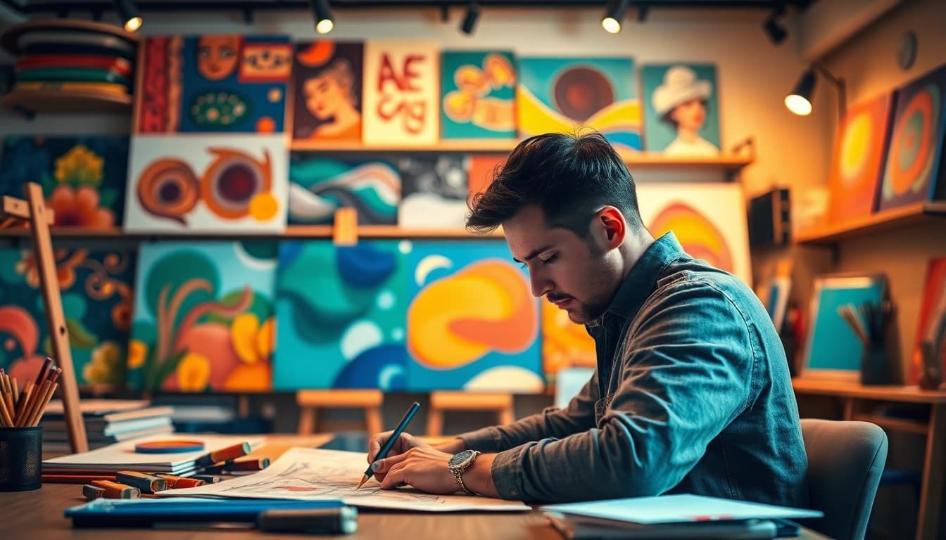 Créer des œuvres d'art uniques sur fredericjulien-design.fr avec un studio inspirant.