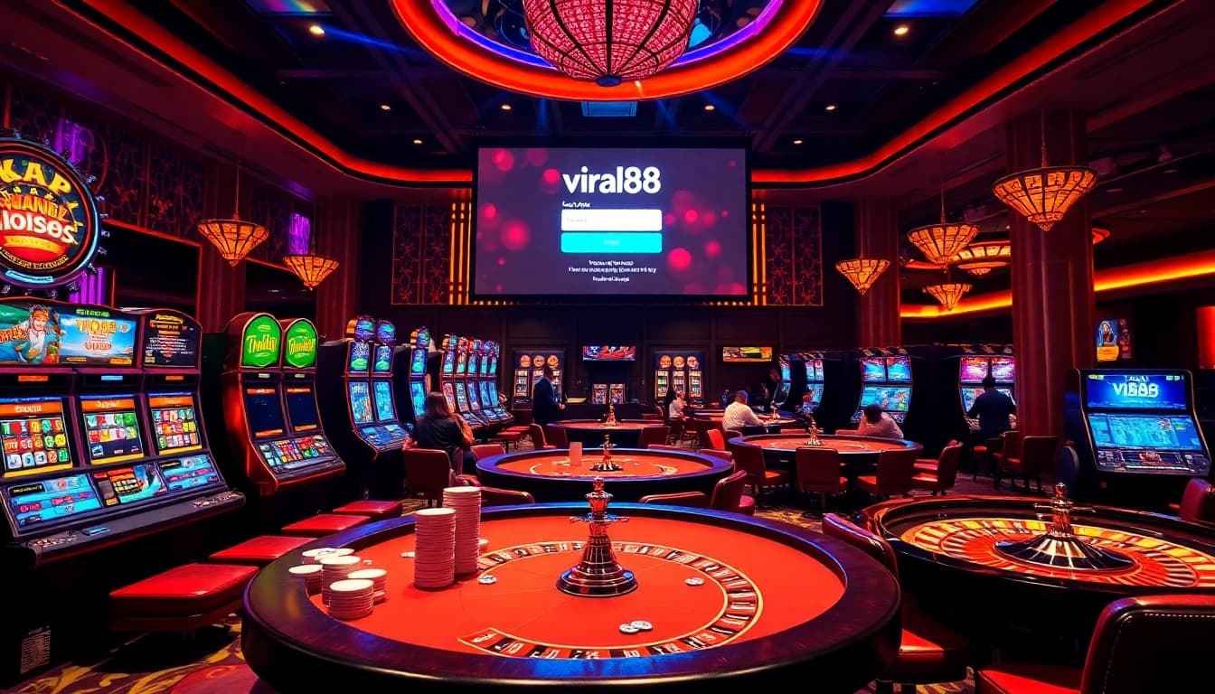 Immerse yourself in the thrills of viral88 login with vibrant casino games and players.