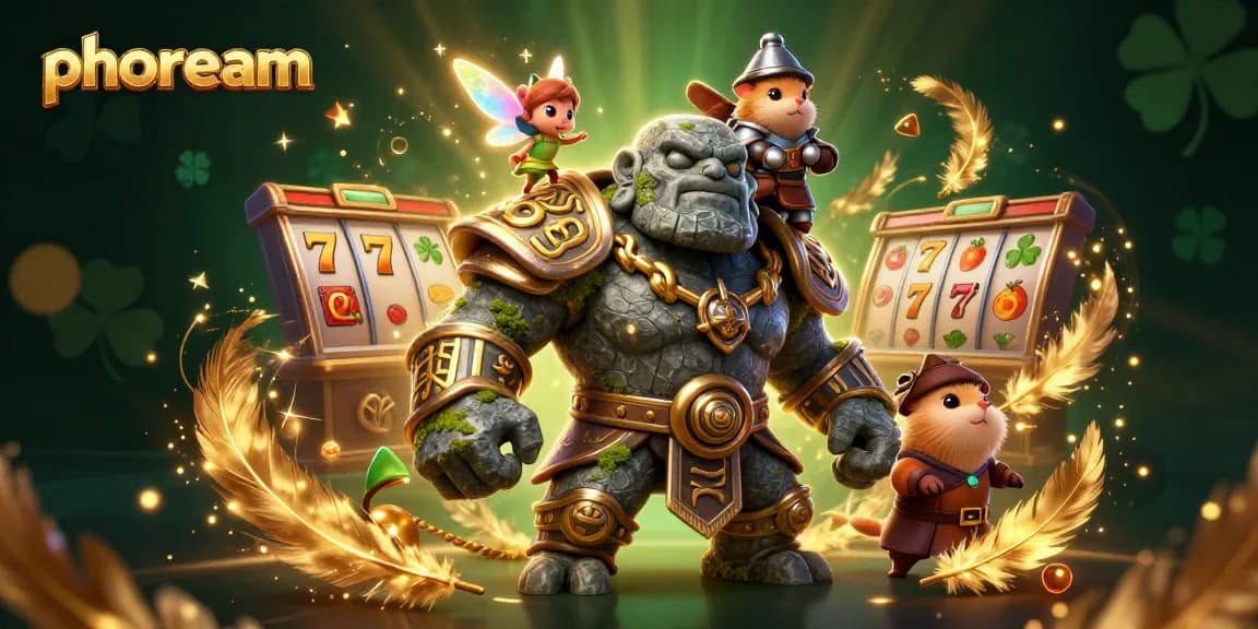 Experience thrilling wins with phdream's vibrant slot games featuring slot reels, lucky 7s, and magical elements.