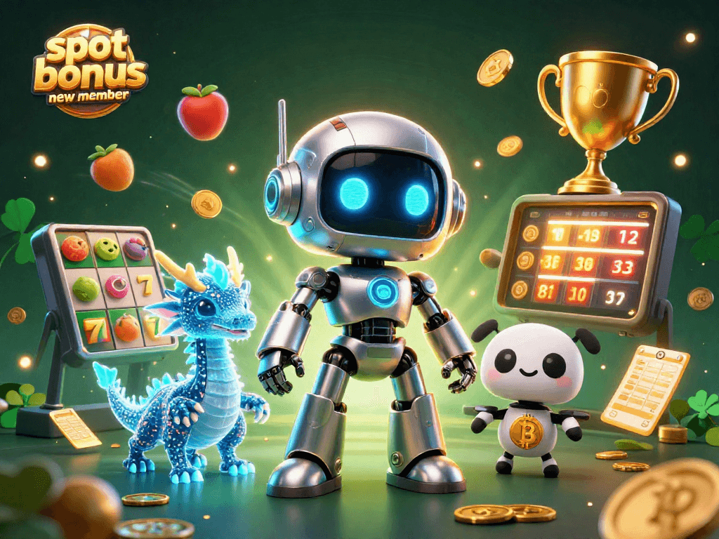 Engage with the slot bonus new member offer in an exciting casino adventure filled with vibrant gaming elements.