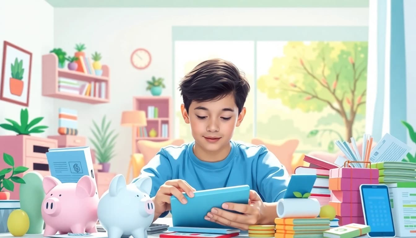 Young person calculating savings illustrating what are some long-term consequences of not learning to save while you’re young?