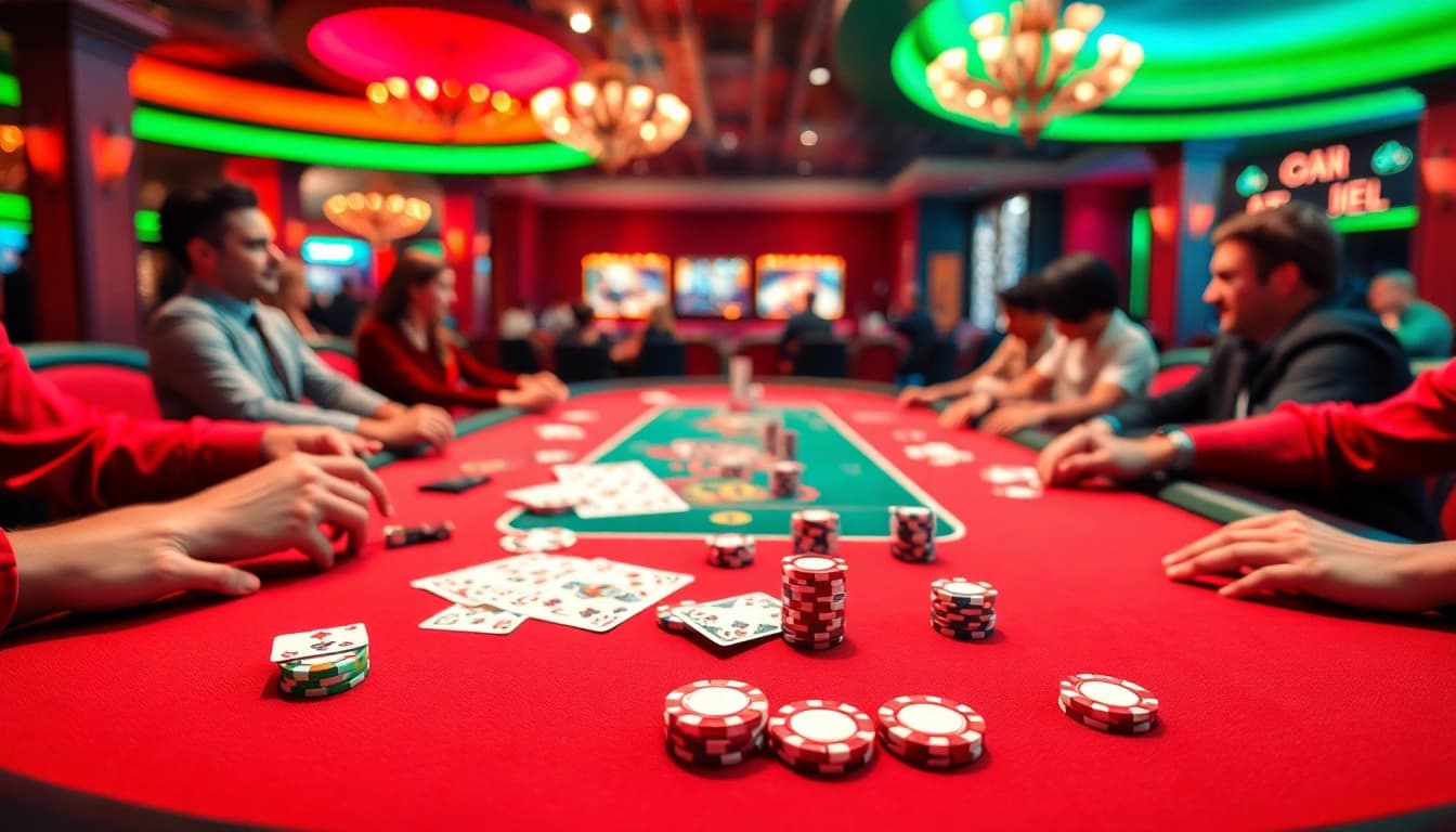 Menangkan permainan dengan yyrr di meja poker yang menarik dan dinamis.