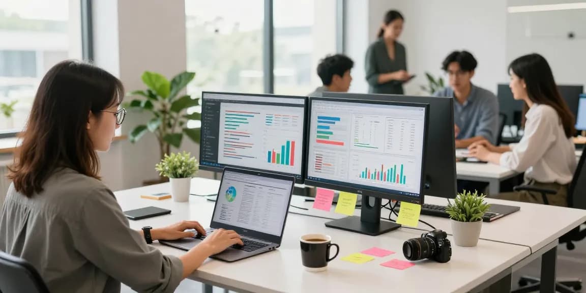 Best sites to buy x followers showcased in an engaging digital marketing workspace with professionals collaborating on strategies.