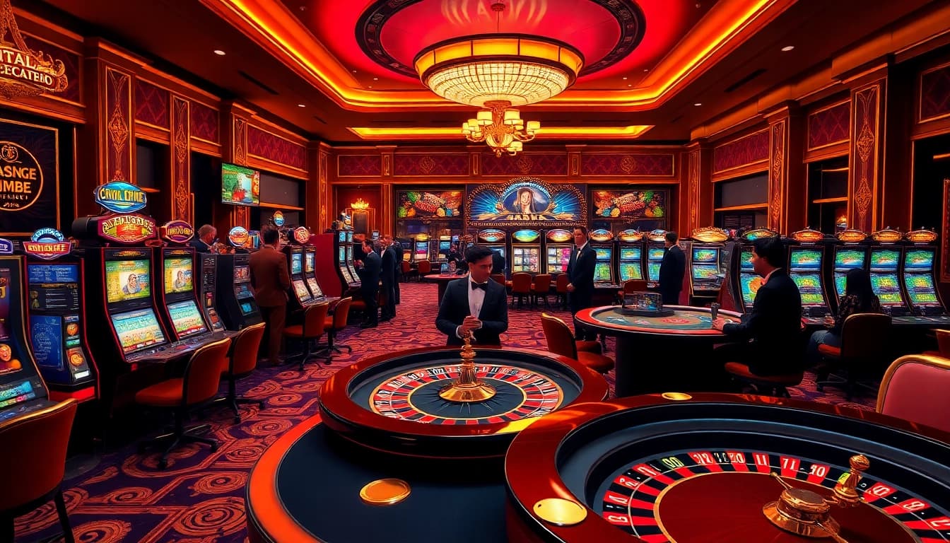 Experience the thrill of winning at raja toto88 casino with vibrant gaming and luxurious settings.