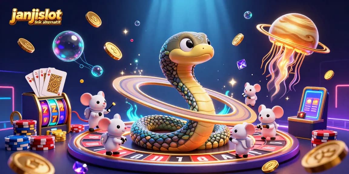 Experience exciting plays on the janjislot link alternatif with vibrant slot machine features and betting action.