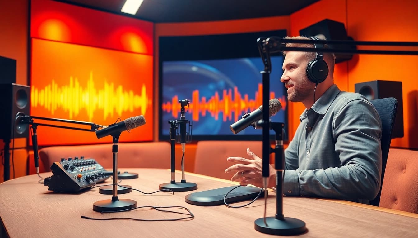Engaging broadcast at https://www.westcentralsbest.com studio with professional lighting and warm colors.