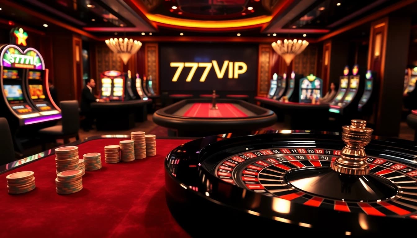 Engage in exclusive gambling experiences at 777VIP casino with luxurious roulette and slots.