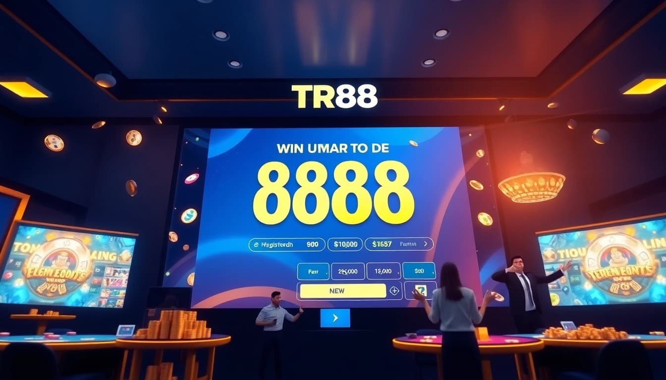 TR88 online gambling platform interface featuring vibrant designs and exciting promotions.