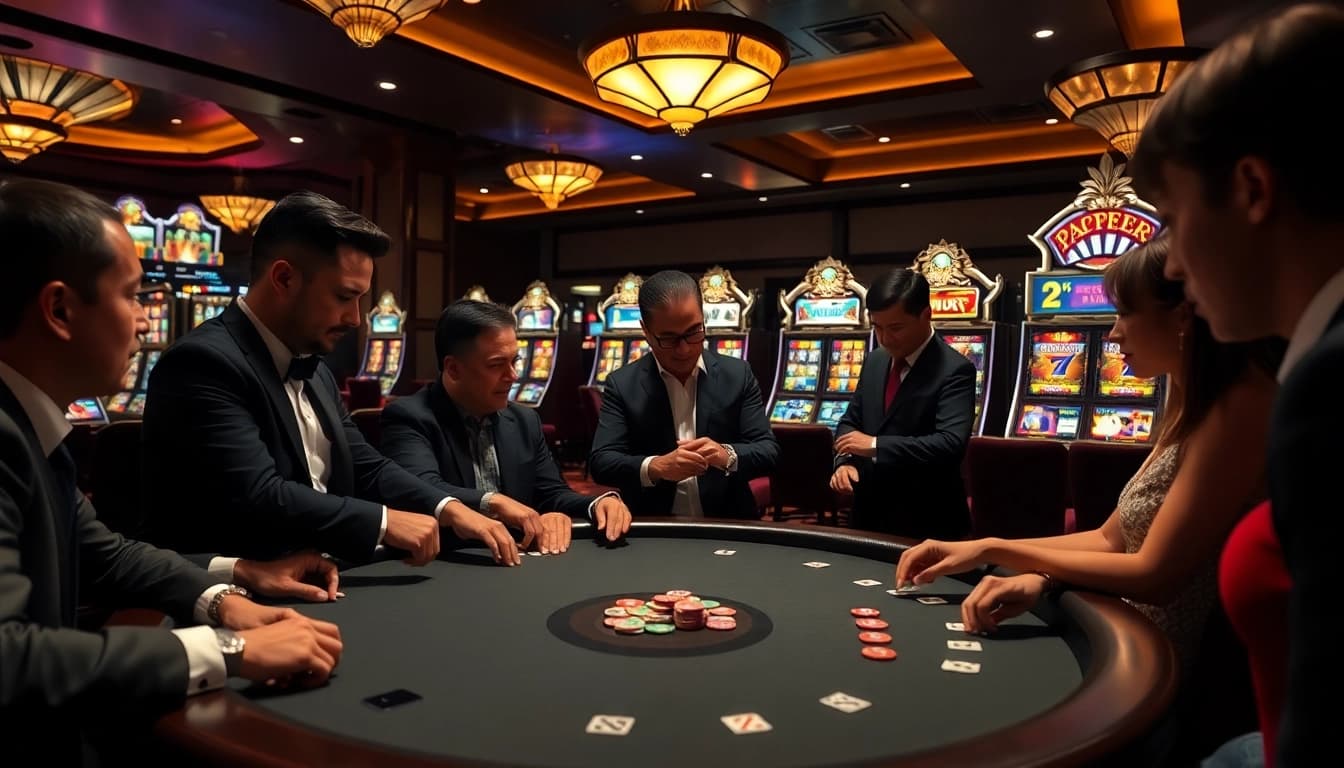 Engage in thrilling gameplay with the Link Vào Loto188, featuring luxury poker tables and vibrant slots.