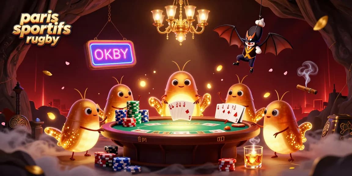 Pariez sur les résultats avec des paris sportifs rugby dans un casino animé.