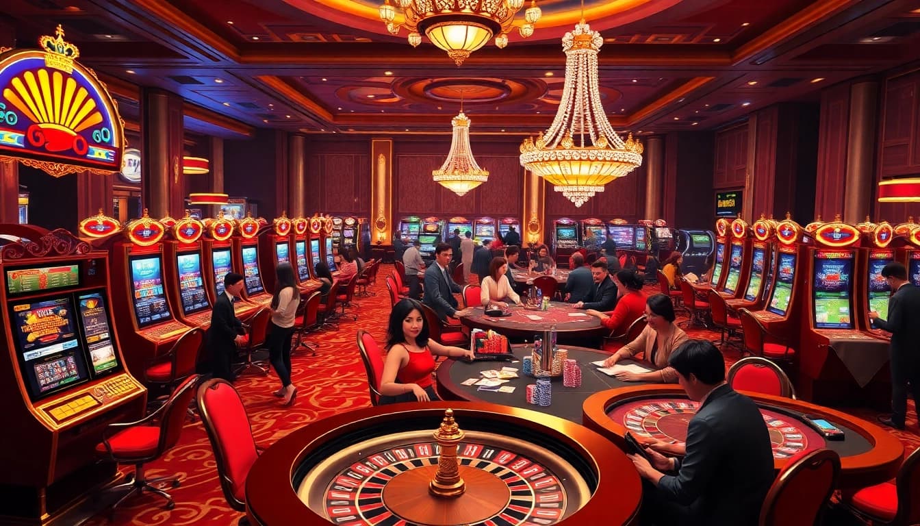 Experience the thrill of gaming at https://gg88.video/ with vibrant casino tables and exciting slot machines.