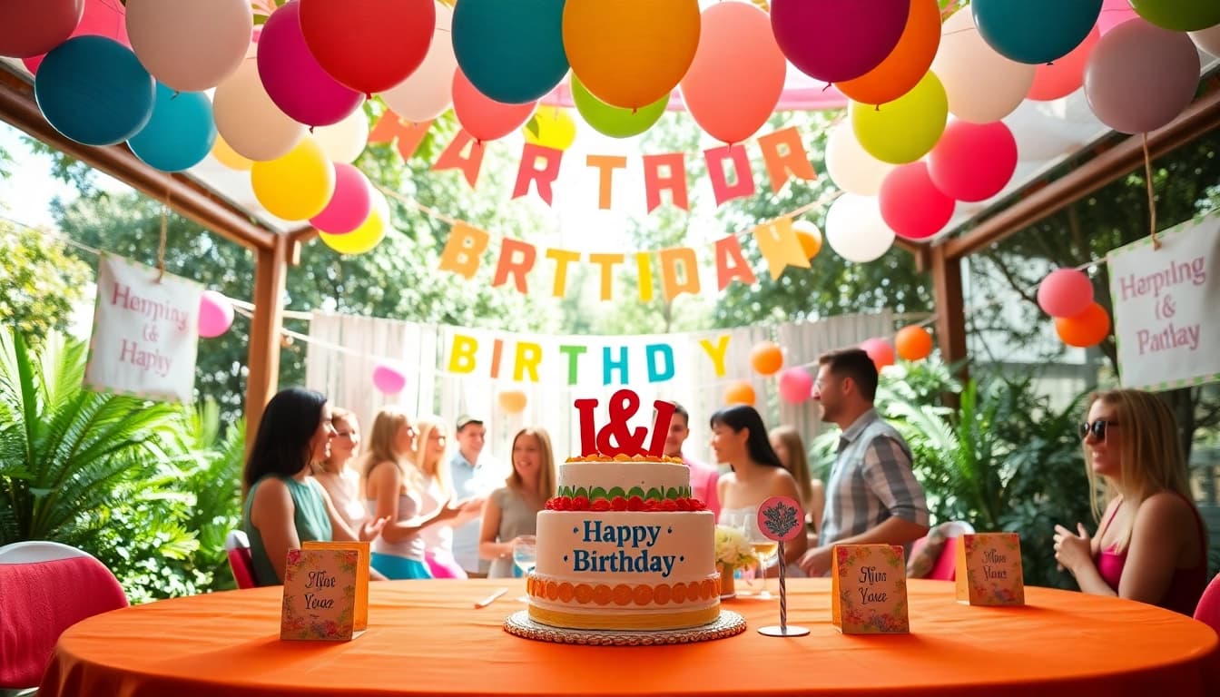 Celebrate a customizable birthday party with vibrant decorations, personalized elements, and joyful gatherings.