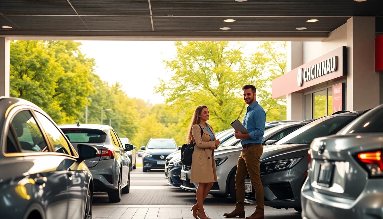 Chirie auto services in Chișinău featuring modern rental cars and friendly staff.