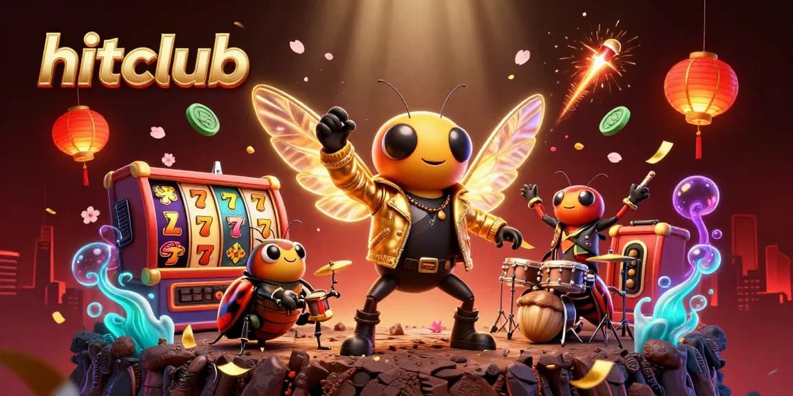 Hitclub offers thrilling slot games with dynamic spinning reels, jackpot counters, and vibrant game visuals.