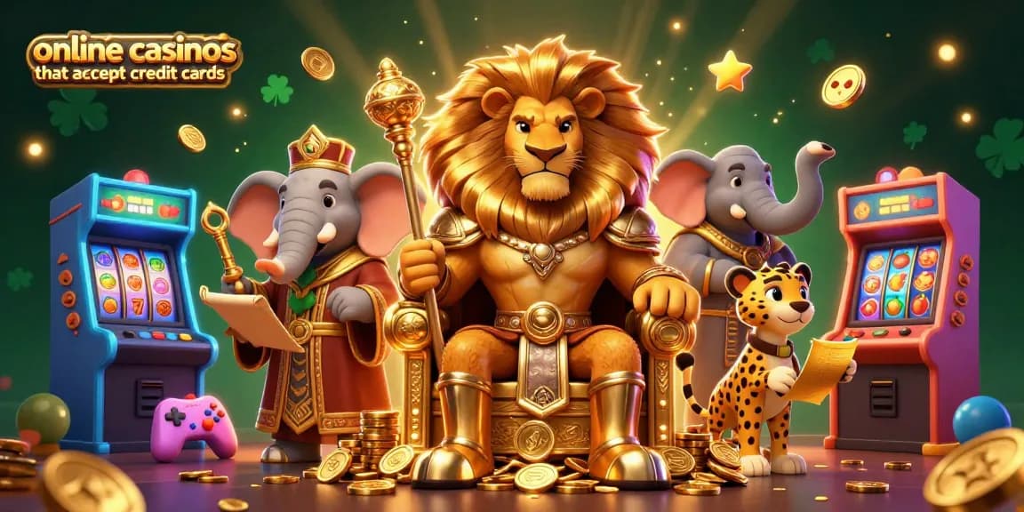 Experience the excitement of online casinos that accept credit cards with dynamic gaming elements and vibrant characters.