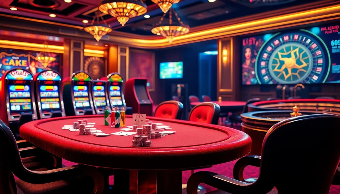 Engage in Đăng Nhập Nhà Cái 68VIP while enjoying a vibrant casino atmosphere with poker and slot games.