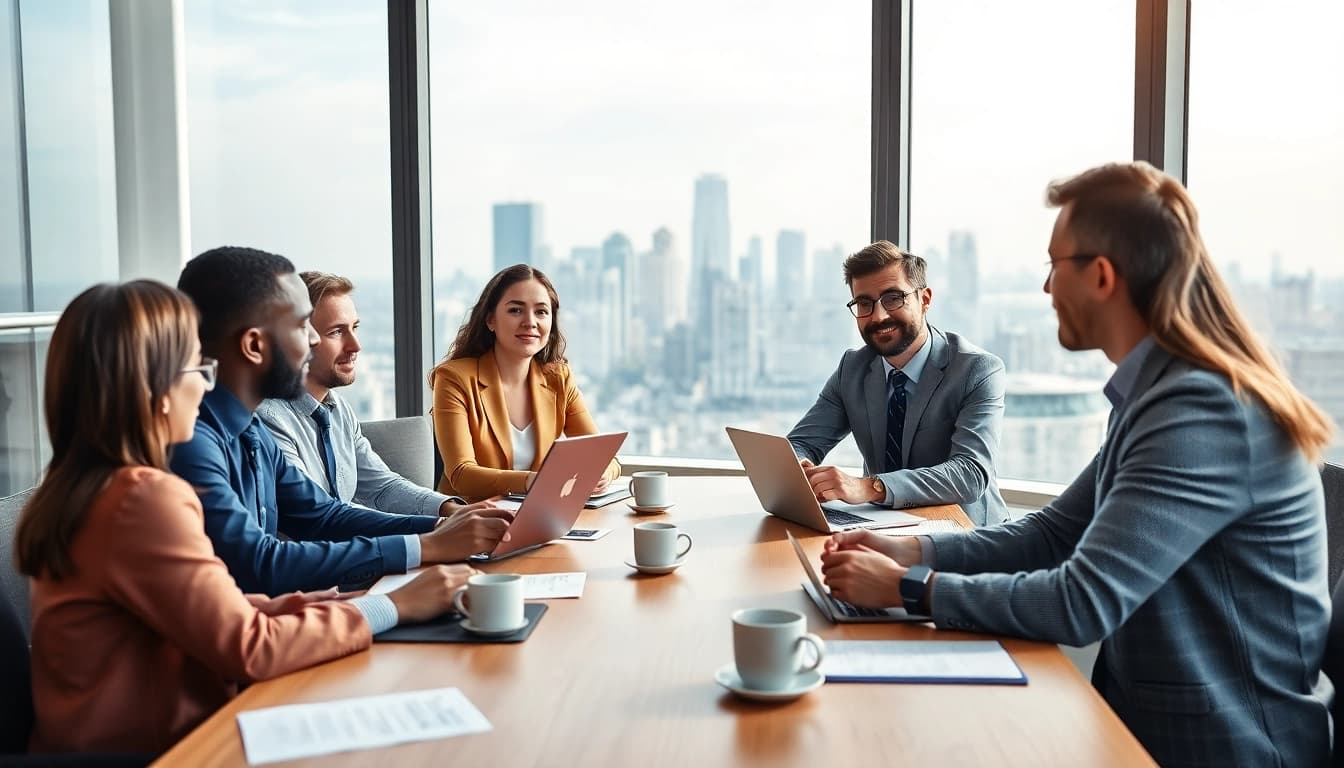 Discussing US company formation strategies in a collaborative business meeting.