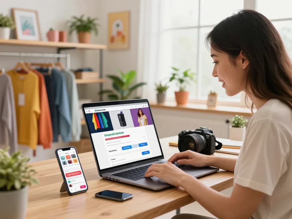 Engaging shopper browsing HUbet88.com for exclusive offers and newsletter signup