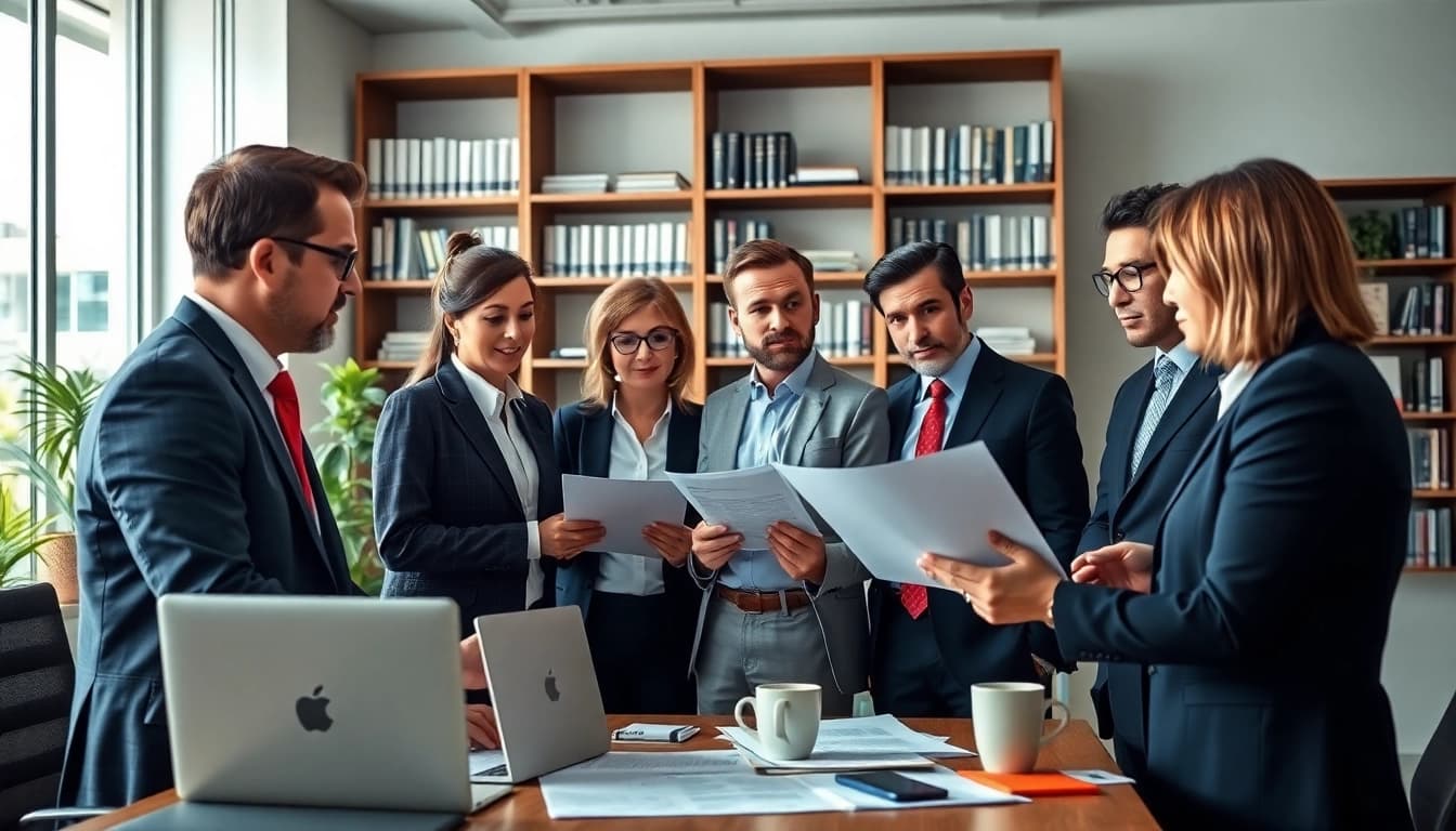 Tax Consultants in Kenya advising clients with professionalism in a bright office.