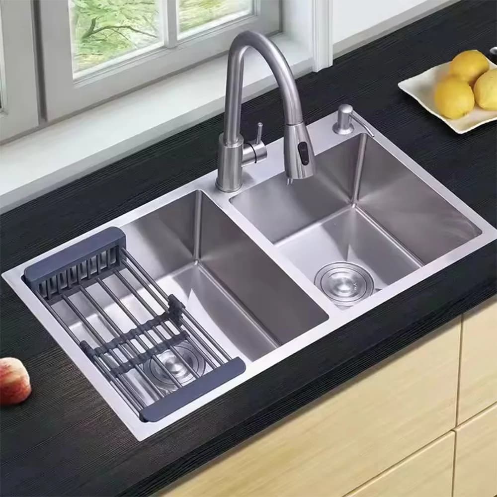 Custom steel sinks stainless for industrial and commercial use
