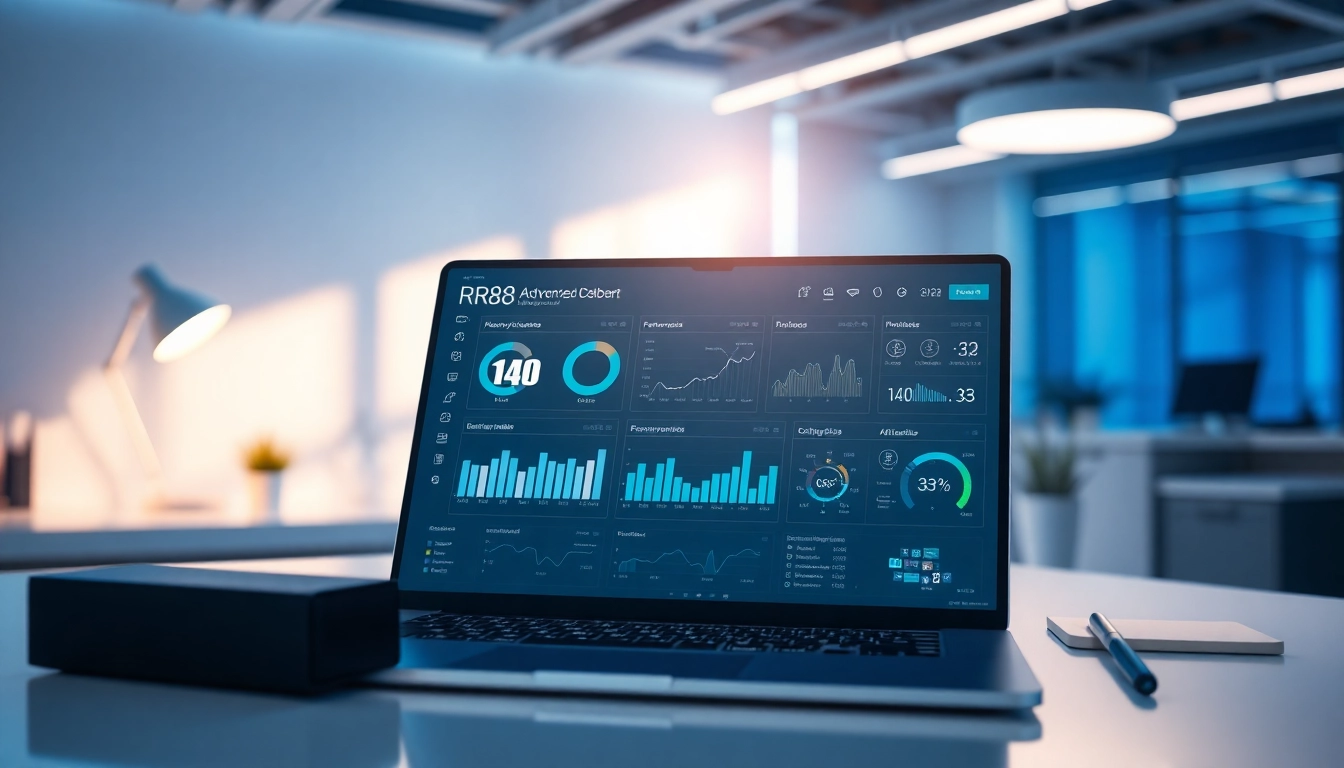 Showcasing the advanced analytical dashboard related to RR88 with professional data visualizations.