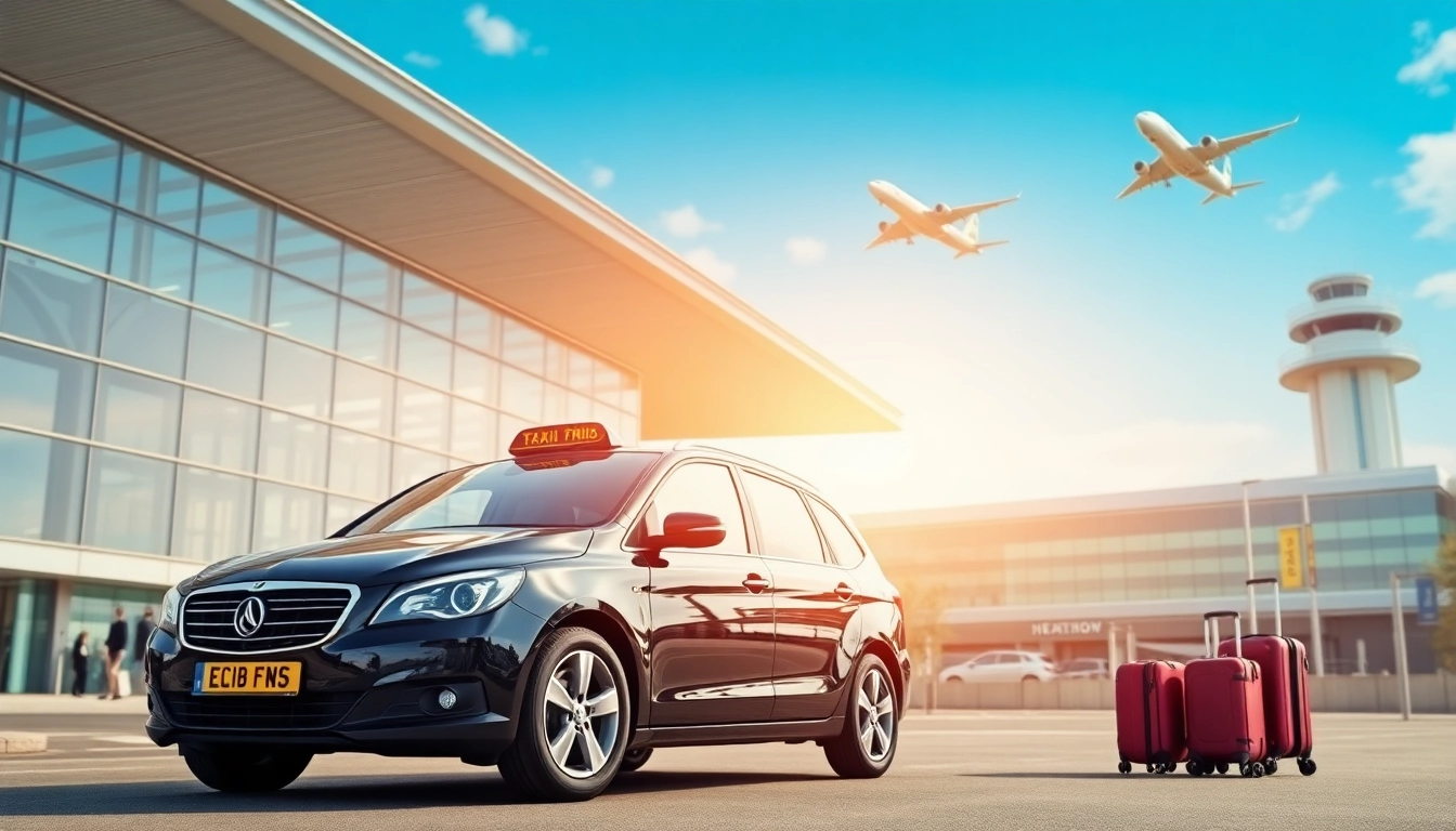 Book a Nottingham to Heathrow Taxi with a professional driver at Heathrow Airport.