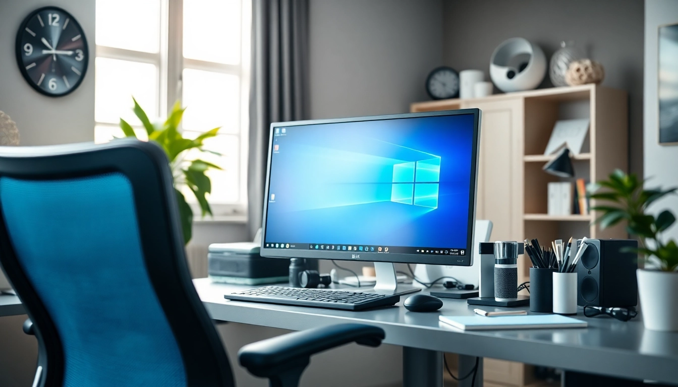 Showcasing a professional workspace with Windows 11 Pro Key displayed on the screen.