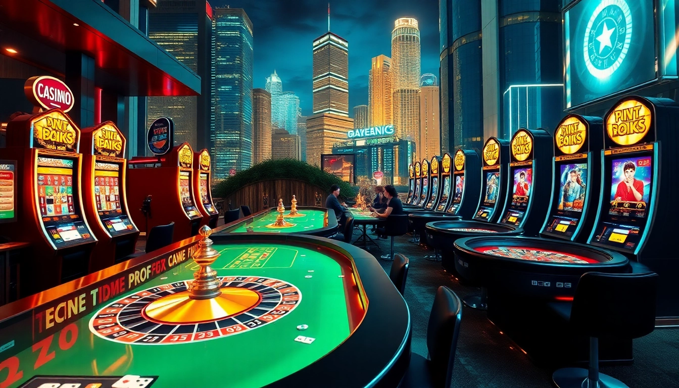 Engaging scene at https://whycazino.com featuring players and casino games in a vibrant setting.