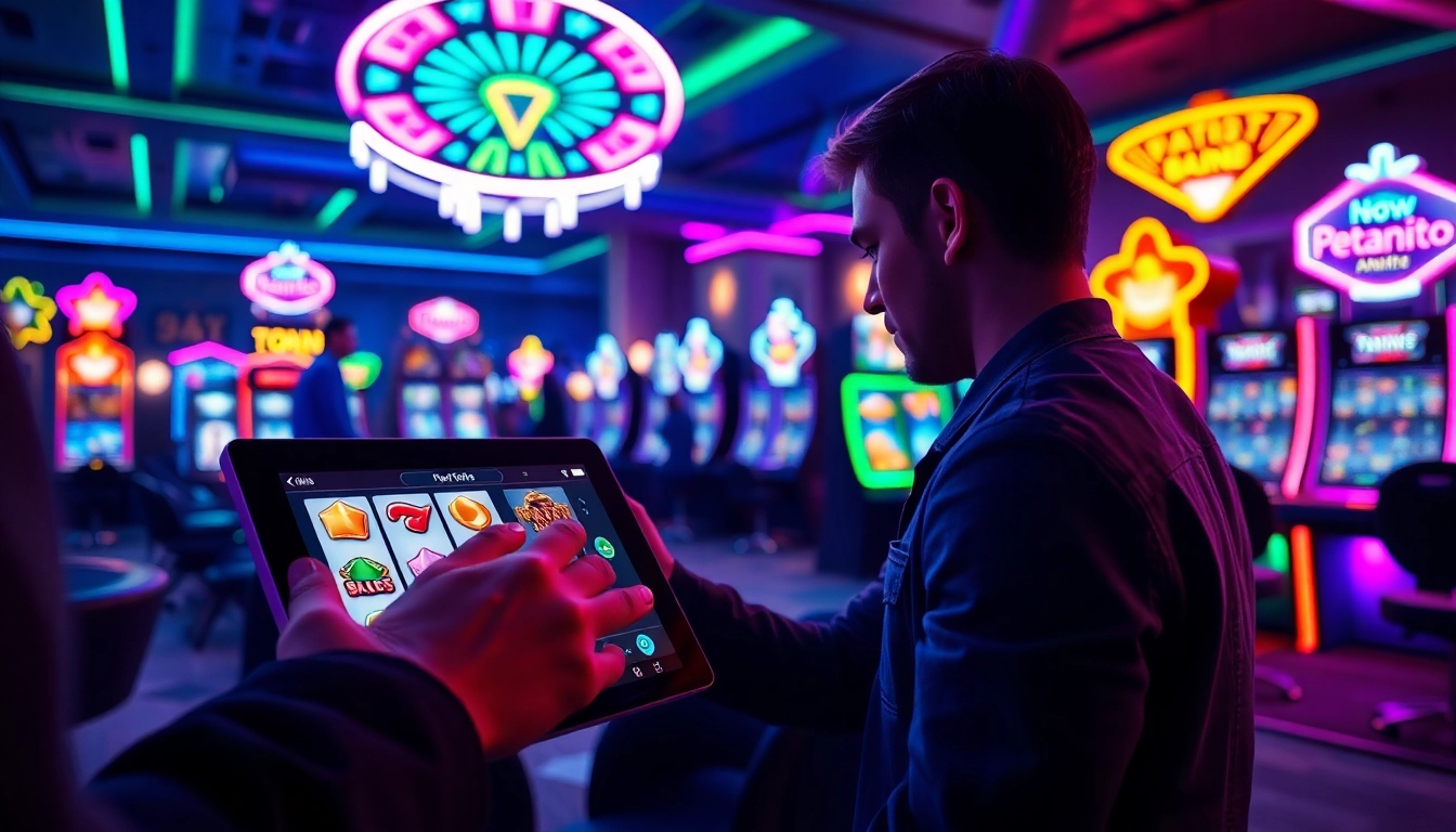 Jelajahi petanitoto dengan permainan slot menarik dan nuansa kasino yang bersemangat.