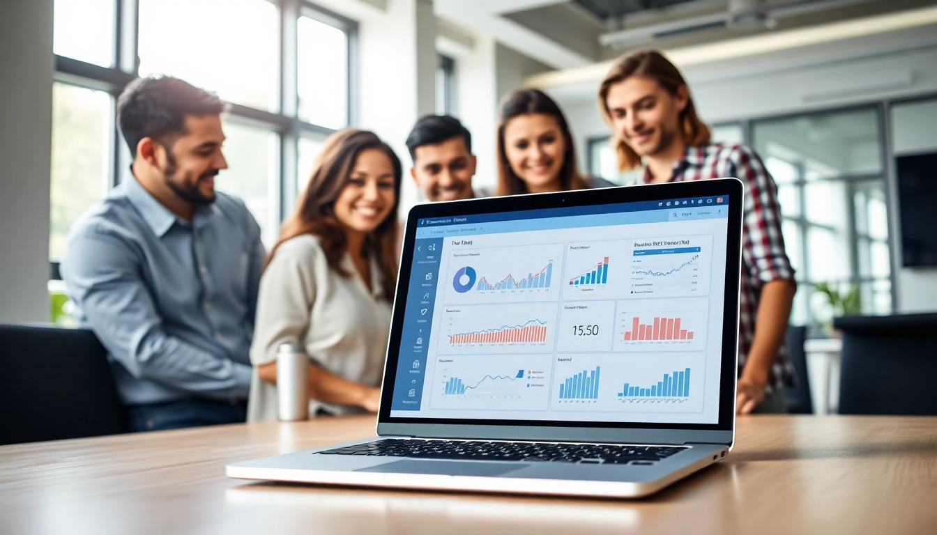 Showcasing the https://www.benchbot.ai AI testing solution with a diverse team collaborating.