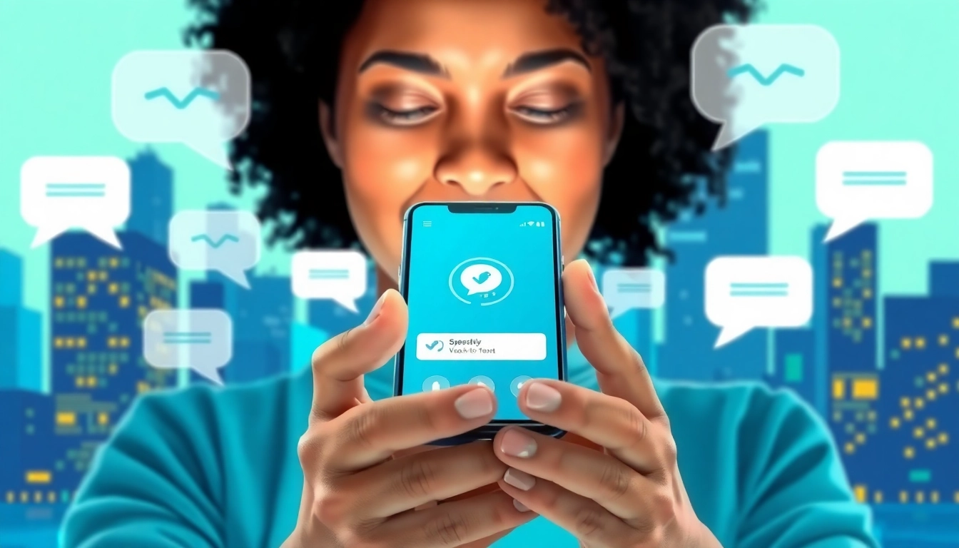 Engage effectively with the Speechly app for voice-to-text conversion in a modern, tech-focused environment.
