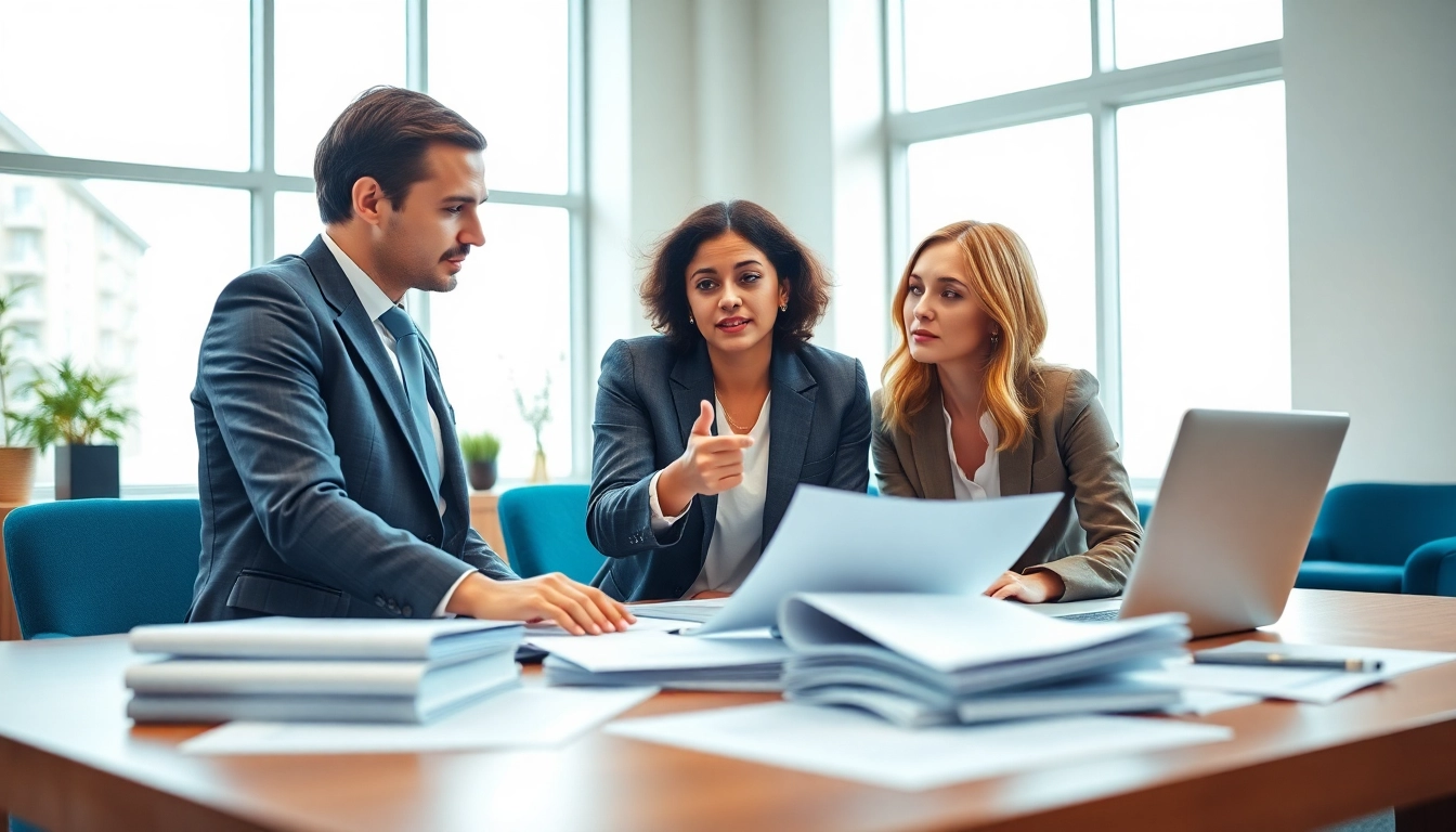 Enhancing Legal Recoveries through expert lawyer collaboration in a modern office.